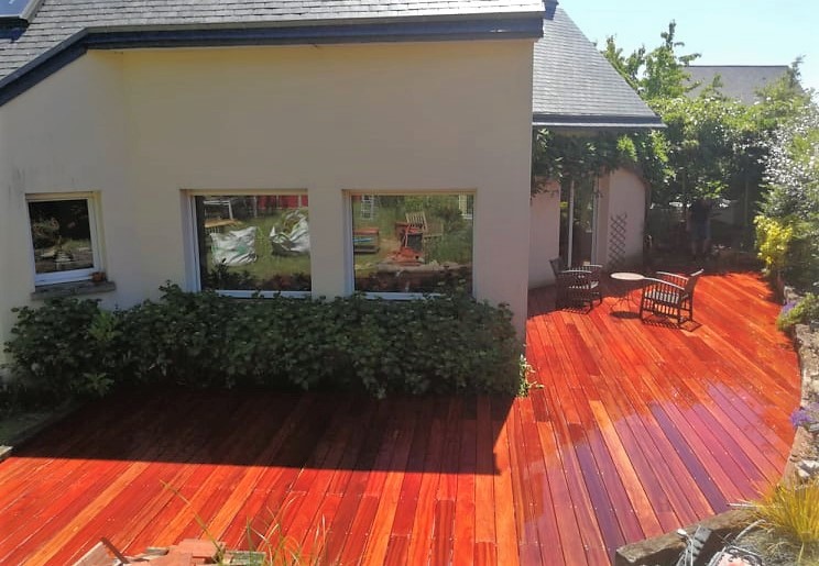 Creation terrasse terminée